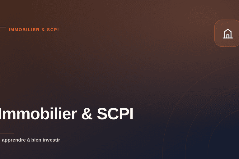 Couverture éditoriale générique — catégorie Immobilier & SCPI.