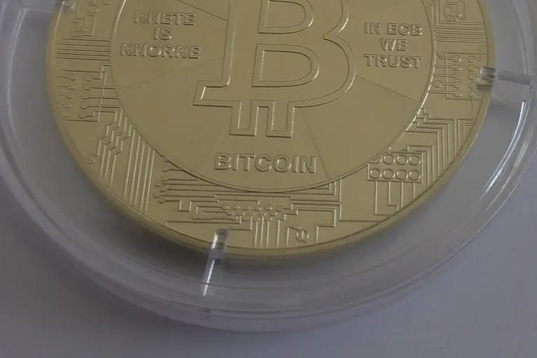 Illustration de la cryptomonnaie et du Bitcoin